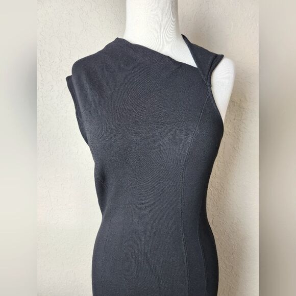 Hermut Lang Gala Body Contusion Dress Black Size M - Picture 4 of 7